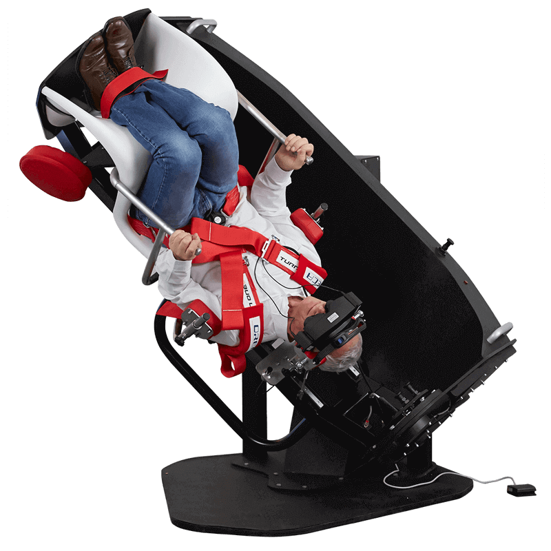 Interacoustics TRV stol, en specialdesignet stol til balance test, der er tilbøjelig til patientens komfort