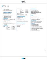 GSI 18 Portable Audiometer Data Sheet