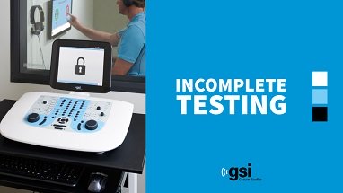 GSI AMTAS Pro Incomplete Testing