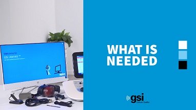 GSI AMTAS Pro What is Needed