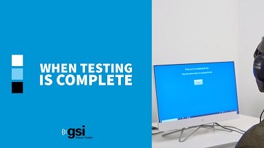 GSI AMTAS Pro When Testing is Complete
