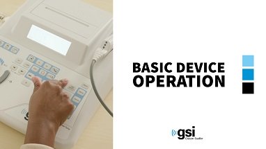 GSI 39 Basic Device Operation Video