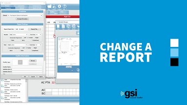 Changing Reports in GSI Suite