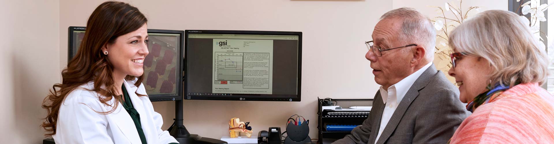 Audiologist Counseling Patients