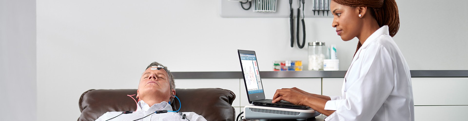 Audera Pro evoked potentials testing