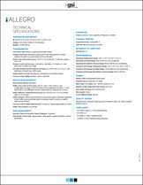 GSI Allegro Datasheet