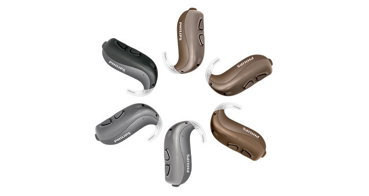 Philips HearLink behind-the-ear hearing aid (BTE)