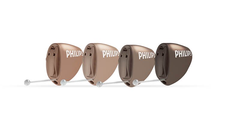 Philips HearLink completely-in-canal in-the-ear hearing aid (CIC)