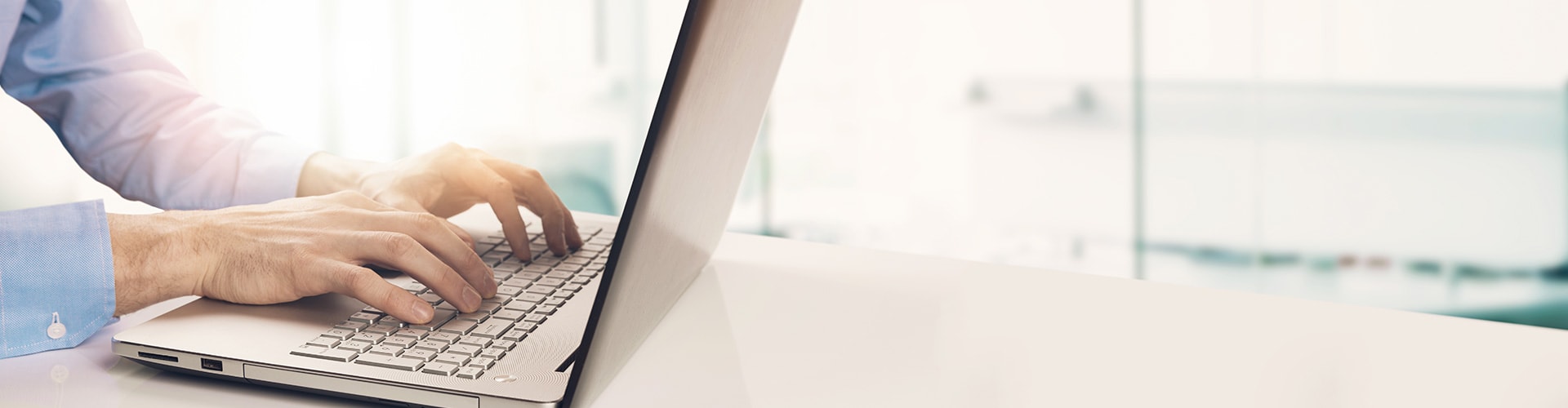 Hearing care professional finding product information on Philips HearLink hearing aids.