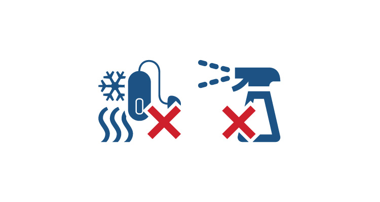 Simple tips to maximize the lifetime of your hearing aids. Avoid chemicals and extreme temperatures - Philips hearing aids.