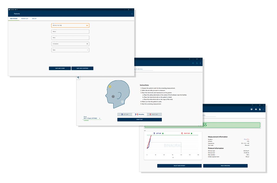 MAICO MB 11 intuitive screening workflow for more usability 