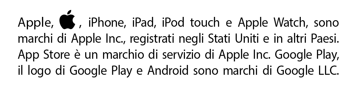 dicitura apple android