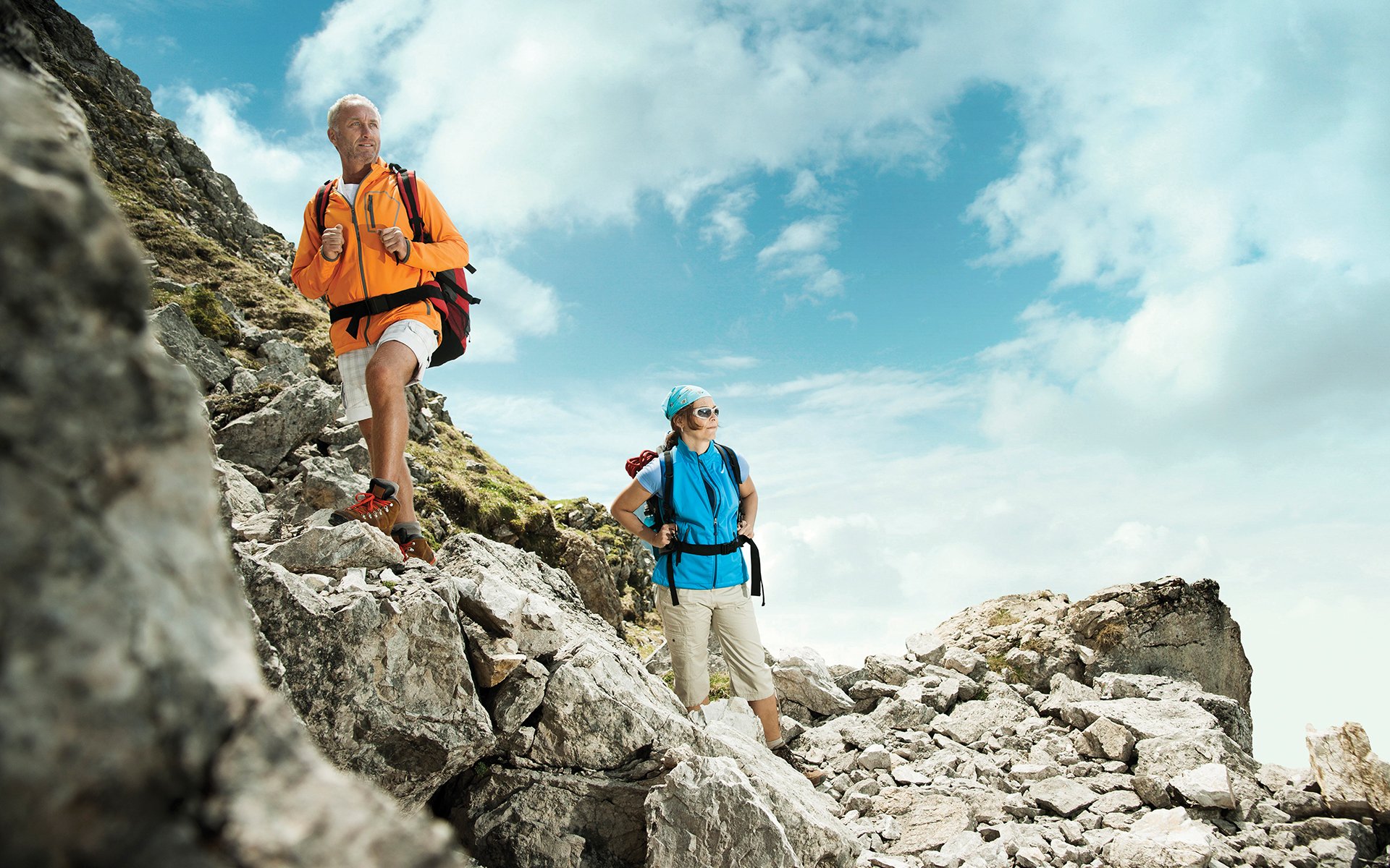 Journey Couple Hiking