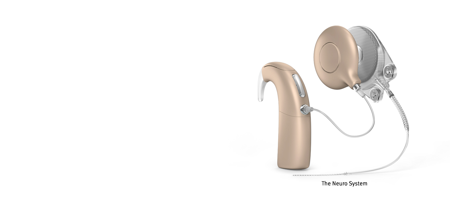 Neuro 2 sound processor with antenna and ZTI implant