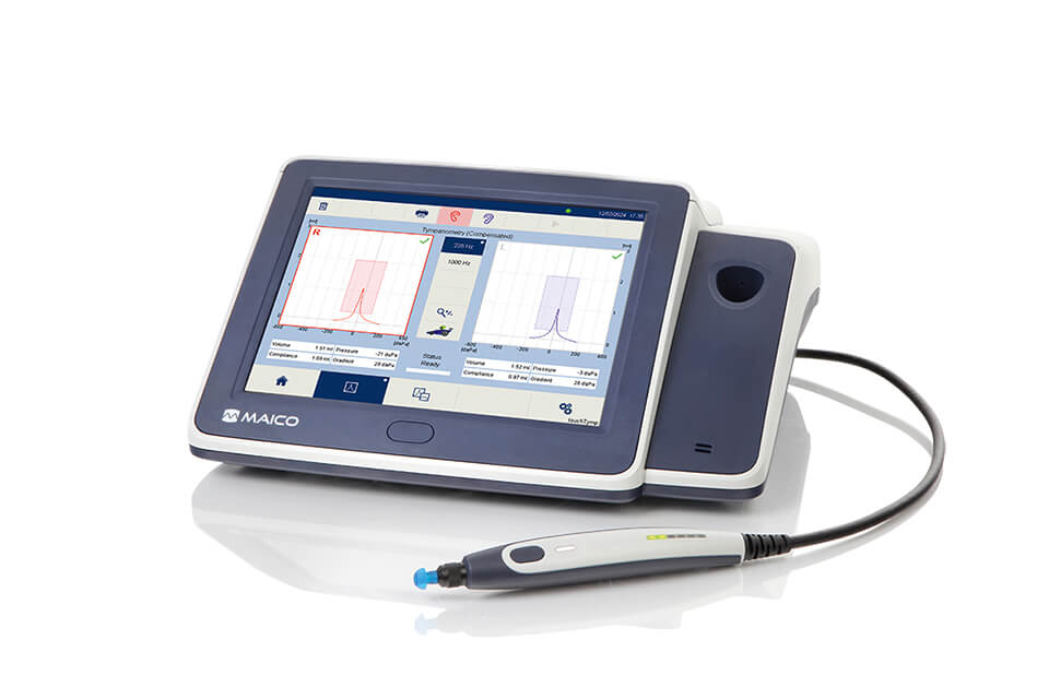 Tympanometer mit Touchscreen