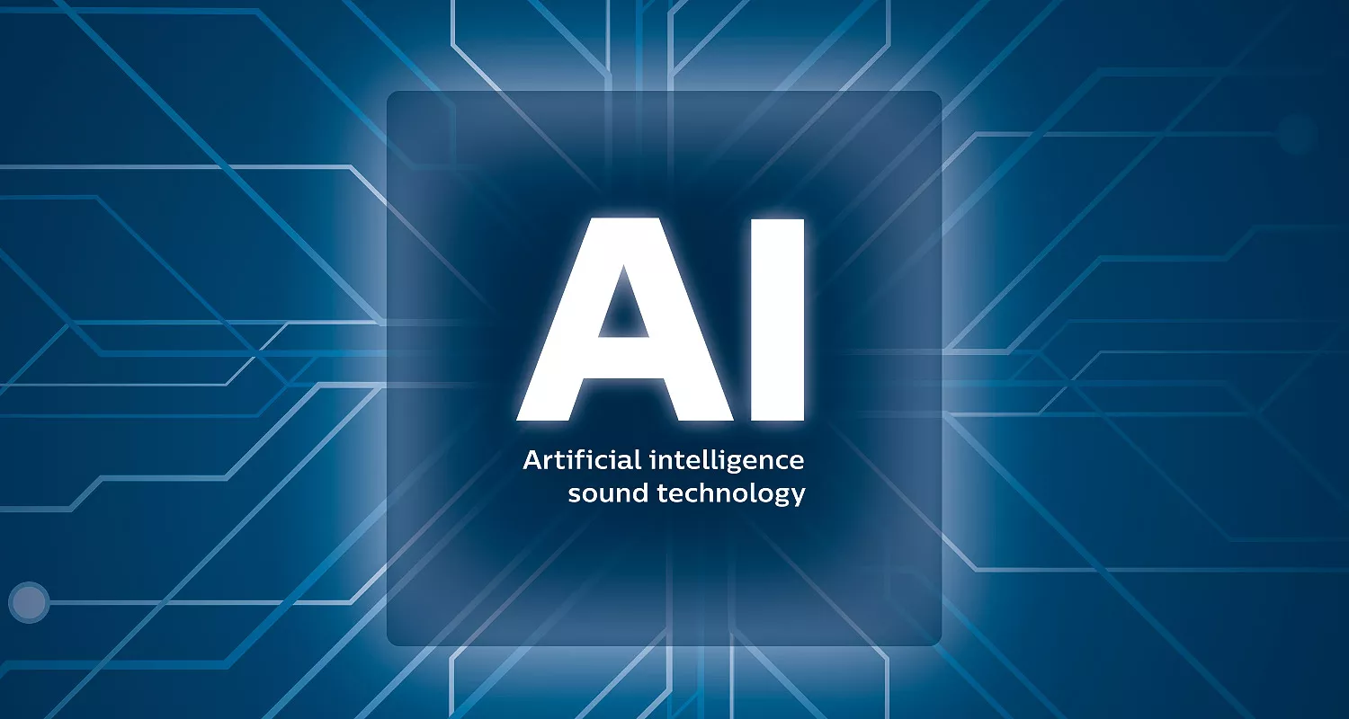 Artificial Intelligence geluidstechnologie - Philips HearLink achter-het-oor hoortoestellen.