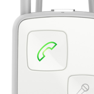 Answering a call with the Oticon Medical Streamer