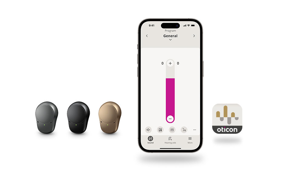 Wireless connectivity - Oticon On app