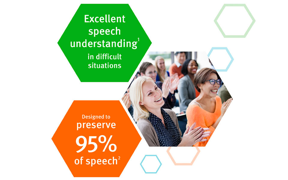 Even in noisy places, Neuro 2 is designed to let you hear what’s being said.